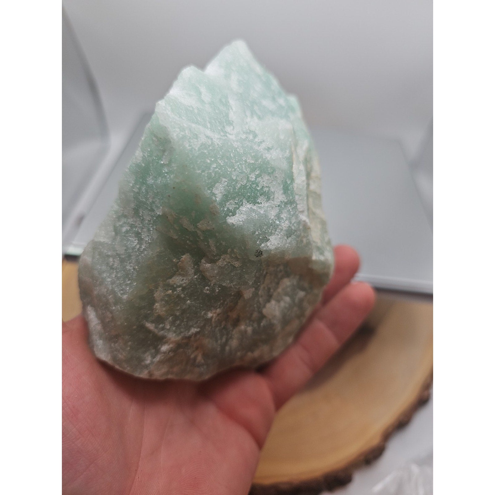 Green Aventurine rough chunk Brazil 2.61lb