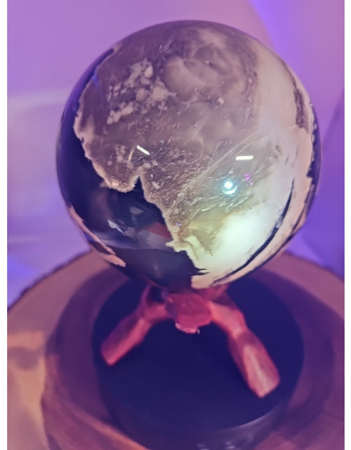 Load image into Gallery viewer, 5.83lb Natural Volcanic agate Quartz Magic Crystal Healing Ball Sphere Healing

