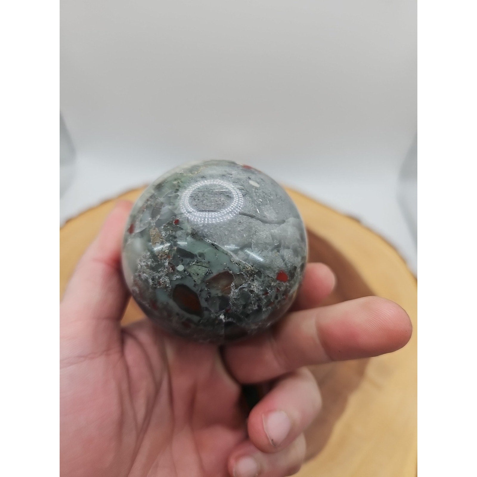 Ocean Jasper Sphere 63mm w/stand