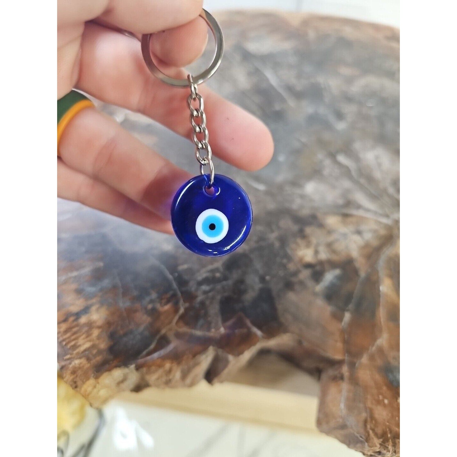 EVIL EYE KEYCHAIN/ Protection/ Fortune/ Good Luck