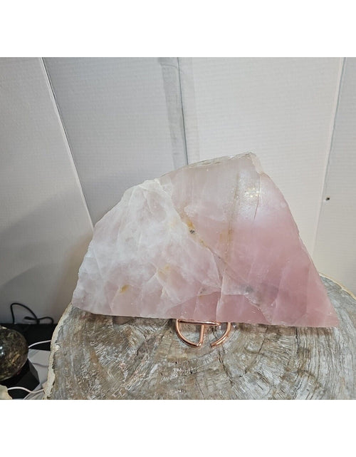 Load image into Gallery viewer, 5.72LB Natural Rose Quartz Crystal Pink Crystal Stone slices Healing
