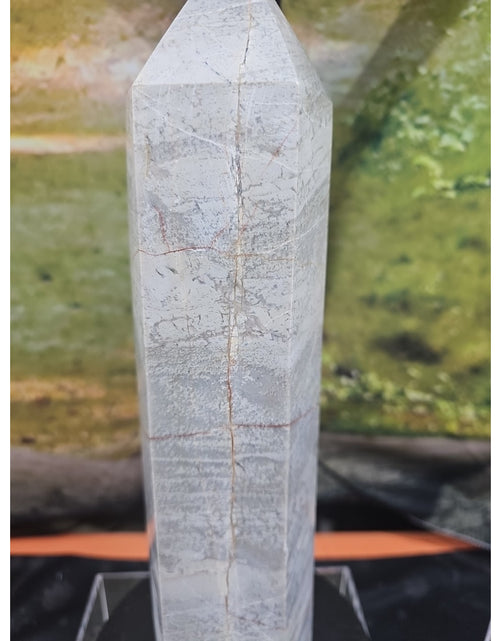 Load image into Gallery viewer, 6.66lbs 12in Tall Ocean Jasper Crystal Point

