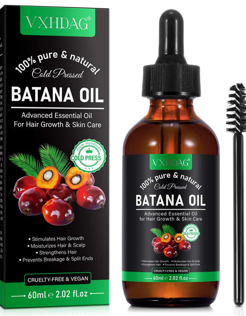 Load image into Gallery viewer, Batana Oil - 100% Pure &amp; Natural from Honduras for Hair Growth, Eliminates Split Ends, Enhances Radiance &amp; Nourishment for All Hair Types, 2.02 fl oz 2.02 Fl Oz (Pack of 1)
