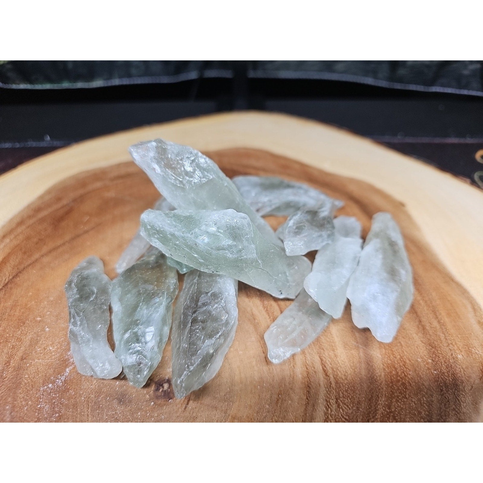 Wholesale Lot 1 Lb Prasiolite Green Amethyst Raw Crystal Healing Energy