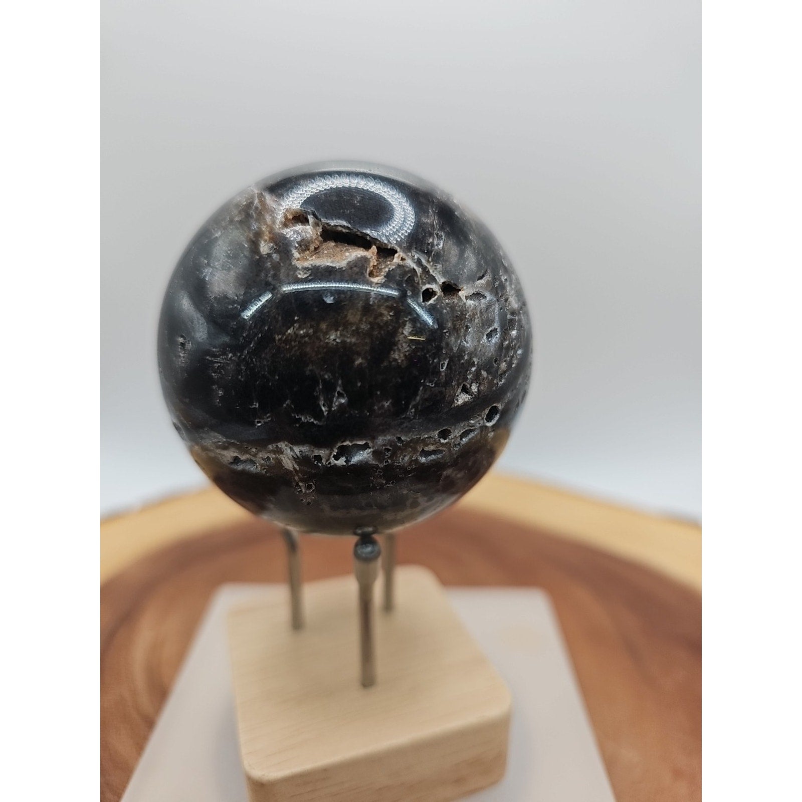 Ocean Jasper Sphere 63mm w/stand