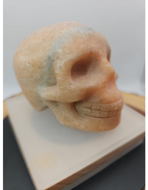 Load image into Gallery viewer, 1.24lb Natural Jasper Calcite Skulls Crystal Carving Mixed Stones Healing
