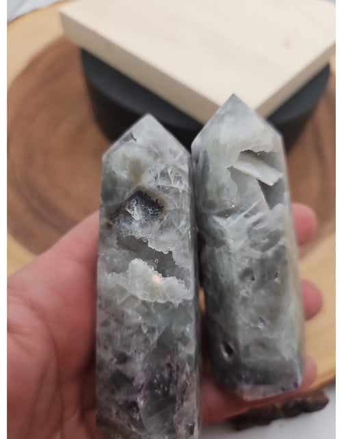 Load image into Gallery viewer, Fluorite Crystal Towers 1 Pair .56lb
