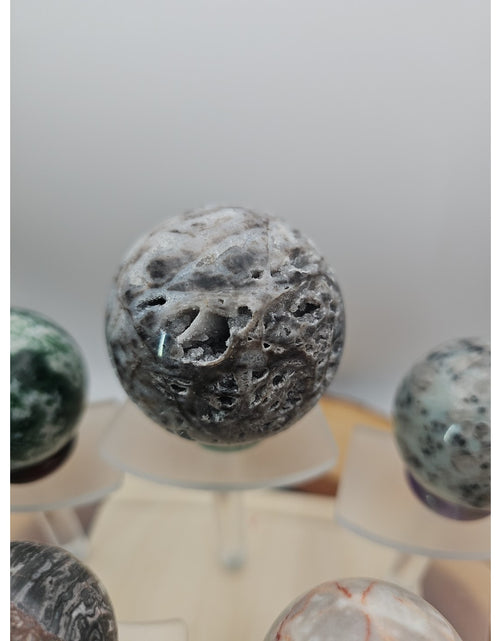 Load image into Gallery viewer, Ocean Jasper Sphere W/stand
