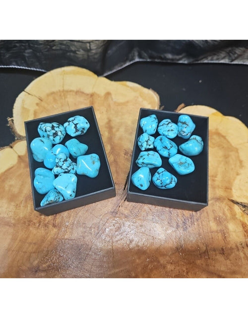 Load image into Gallery viewer, Turquoise Raw Polished Stone 76g-85g 10 Pcs
