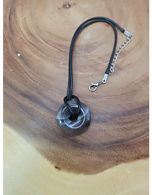 Load image into Gallery viewer, Lucky Pendant 16in Cord Necklace
