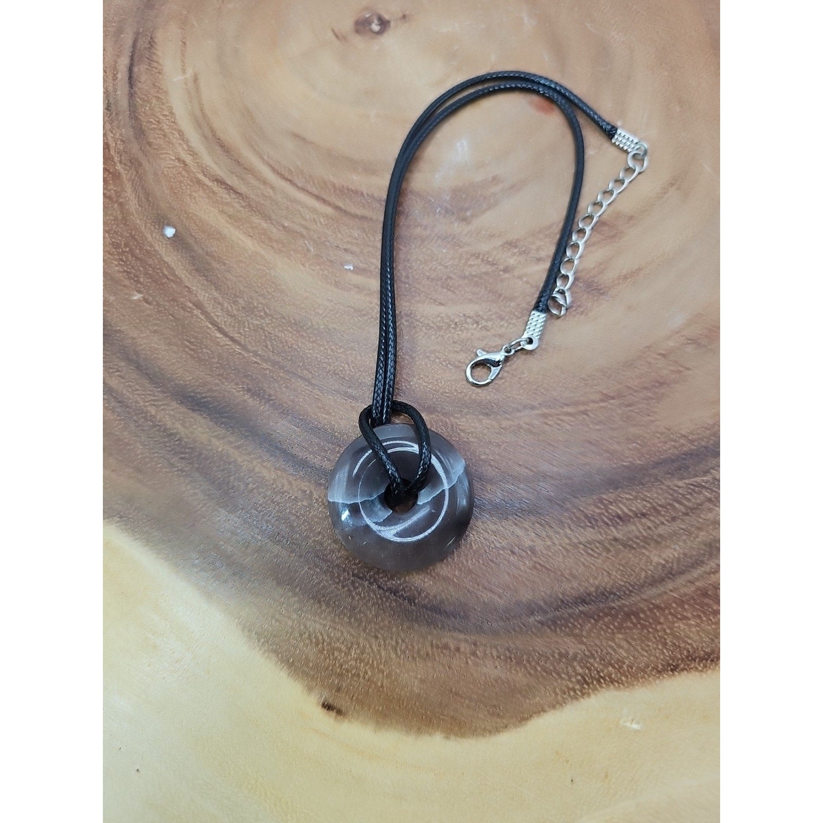 Lucky Pendant 16in Cord Necklace