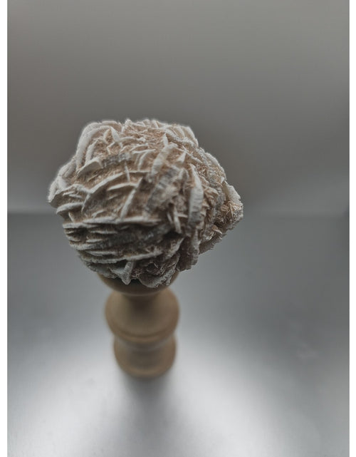 Load image into Gallery viewer, Desert Rose Crystal Stone W/stand 71grams
