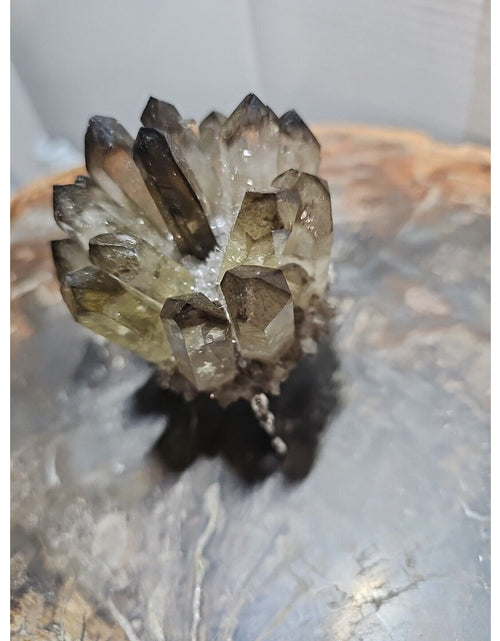 Load image into Gallery viewer, 300g+ Natural Tea Color Quartz Cluster Mineral Specimen Crystal Reiki Decor
