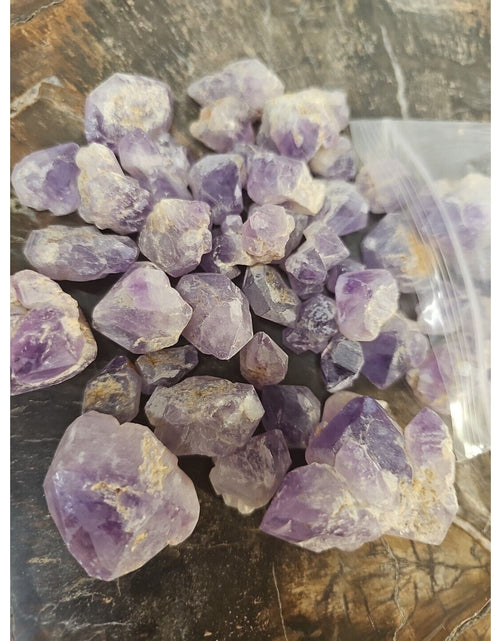 Load image into Gallery viewer, 1LB Raw Natural Purple Amethyst Quartz Crystal Points Rough Stone Jewelry Stone
