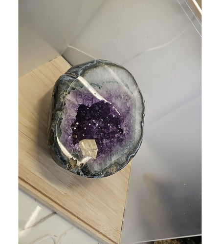 XLarge amethyst crystal cluster geode 10.5 Lbs