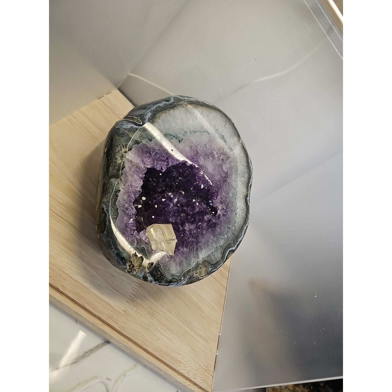 XLarge amethyst crystal cluster geode 10.5 Lbs