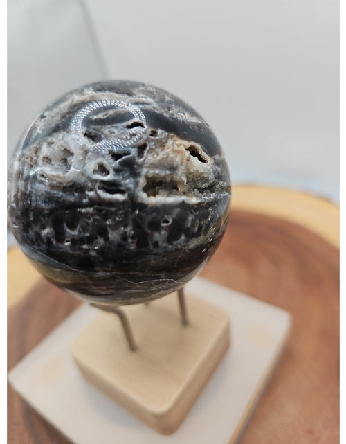 Load image into Gallery viewer, Ocean Jasper Sphere 63mm w/stand
