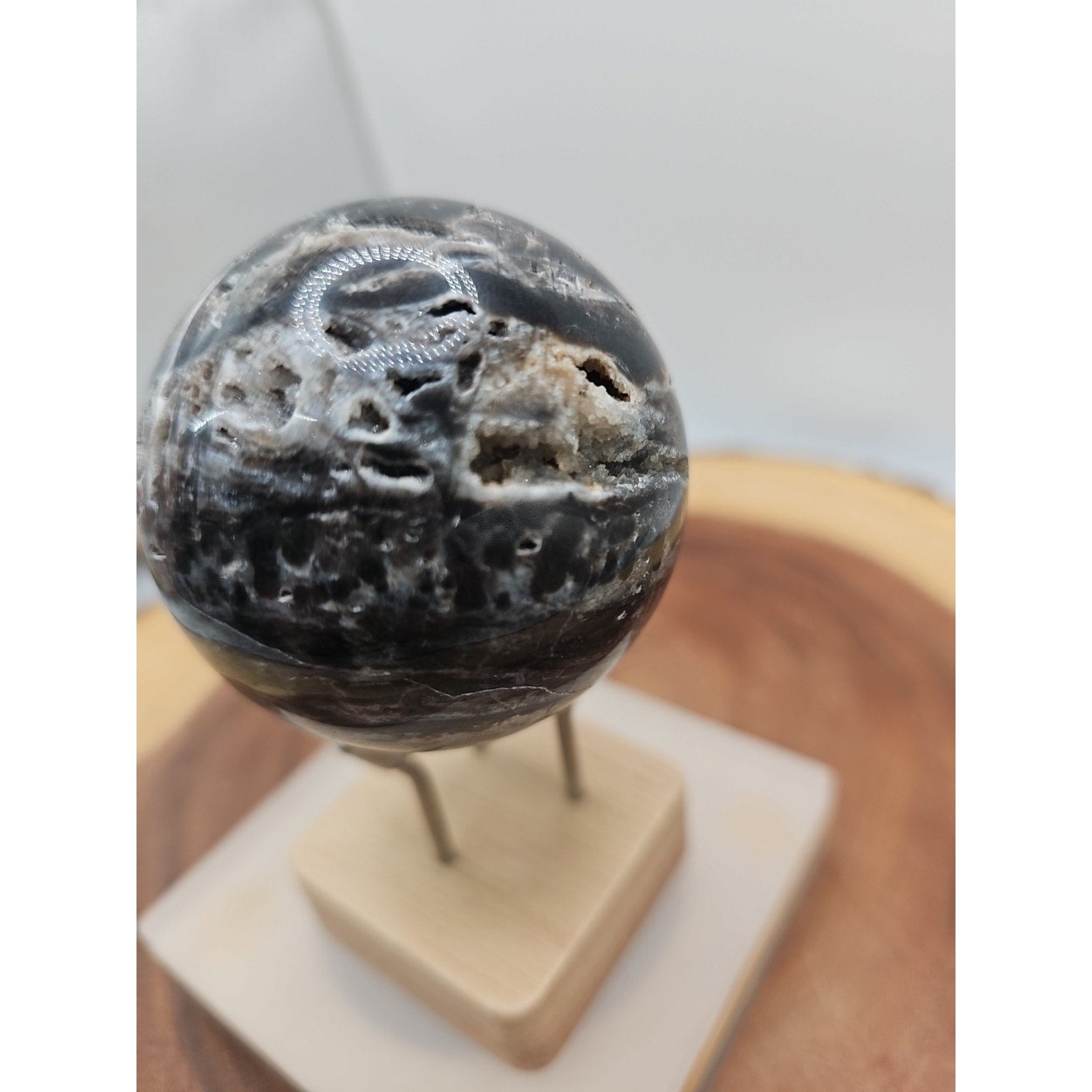 Ocean Jasper Sphere 63mm w/stand