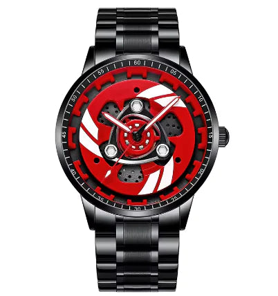 Load image into Gallery viewer, 3D Spinning Motorcycle Engine Watch
