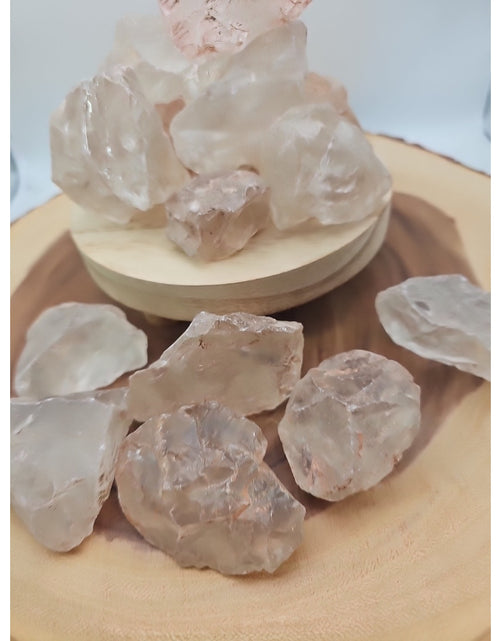 Load image into Gallery viewer, 1lb Natural Raw Clear White Quartz Crystal Original Healing 5pcs Avg
