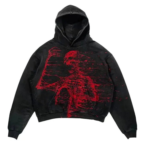 Load image into Gallery viewer, Punk Wind Ninja Printed Hoodies
