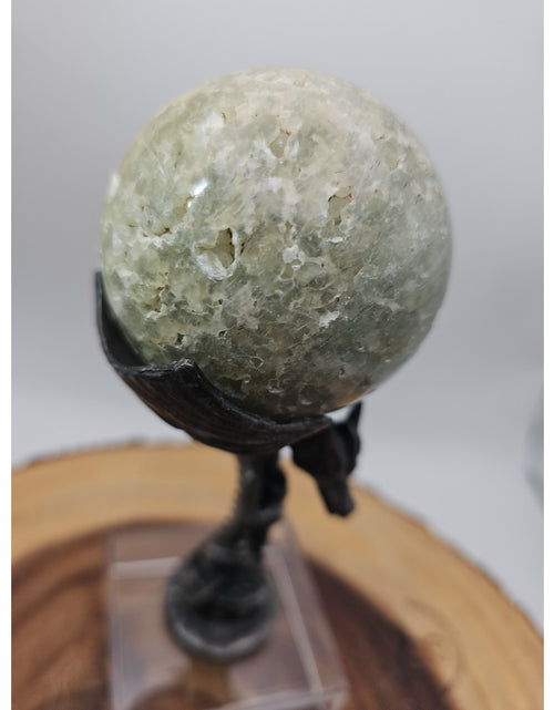 Load image into Gallery viewer, 1lb 70mm Green Quartz W/Dragon Stand
