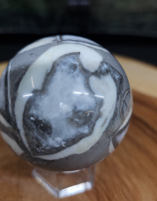 Load image into Gallery viewer, 1000 Eye Ocean jasper quartz sphere
