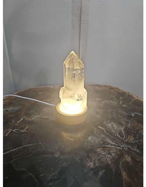 Load image into Gallery viewer, 272g White Quartz Crystal Cluster W/ Led Light
