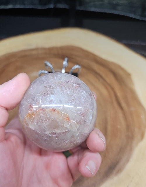 Load image into Gallery viewer, Ocean jasper quartz sphere
