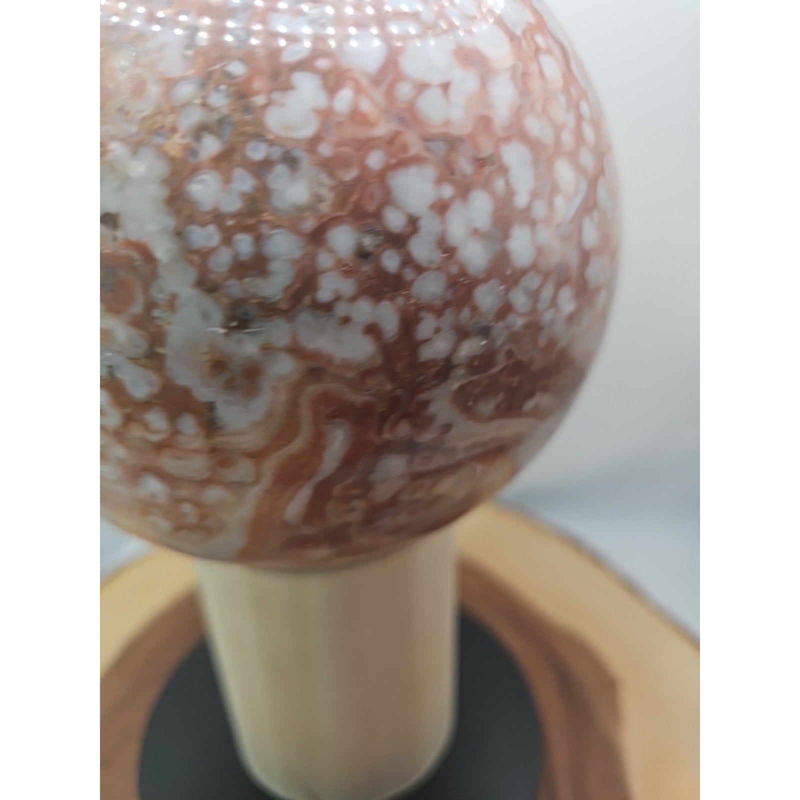 10.42LB Natural Chocolate Agate Sphere Ball Reiki Gem