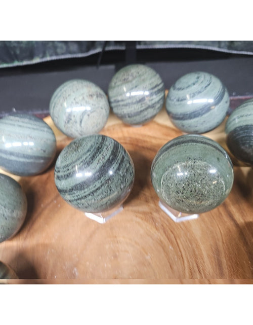 Load image into Gallery viewer, 1Pc Natural Medicine King Stone Jasper Crystal Sphere 60mm
