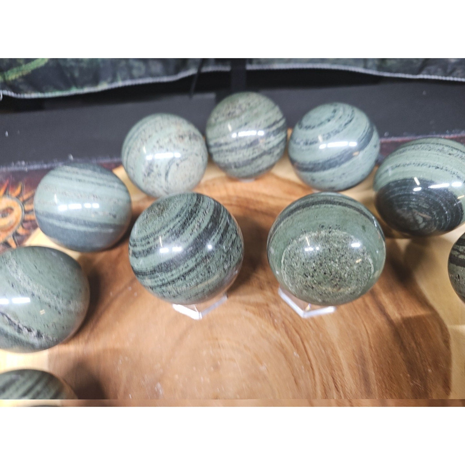 1Pc Natural Medicine King Stone Jasper Crystal Sphere 60mm