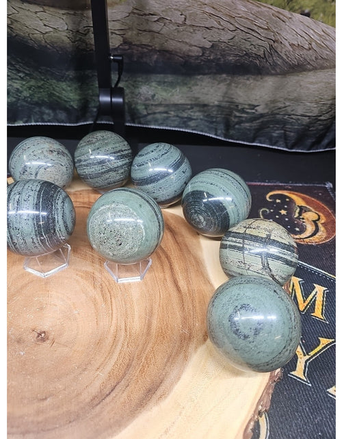 Load image into Gallery viewer, 1Pc Natural Medicine King Stone Jasper Crystal Sphere 60mm
