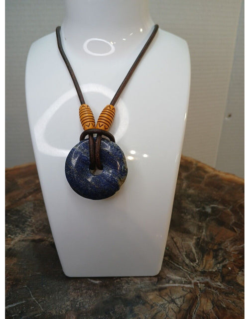 Load image into Gallery viewer, Lapis Lazuli Necklace Handemade
