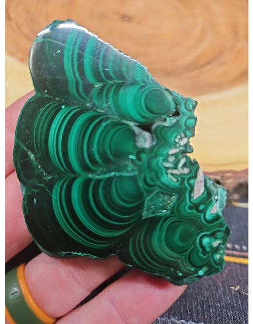 Load image into Gallery viewer, malachite Slice 4oz
