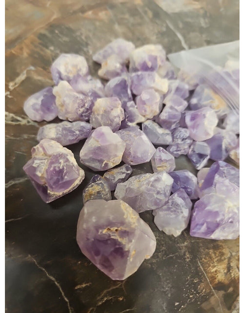 Load image into Gallery viewer, 1LB Raw Natural Purple Amethyst Quartz Crystal Points Rough Stone Jewelry Stone
