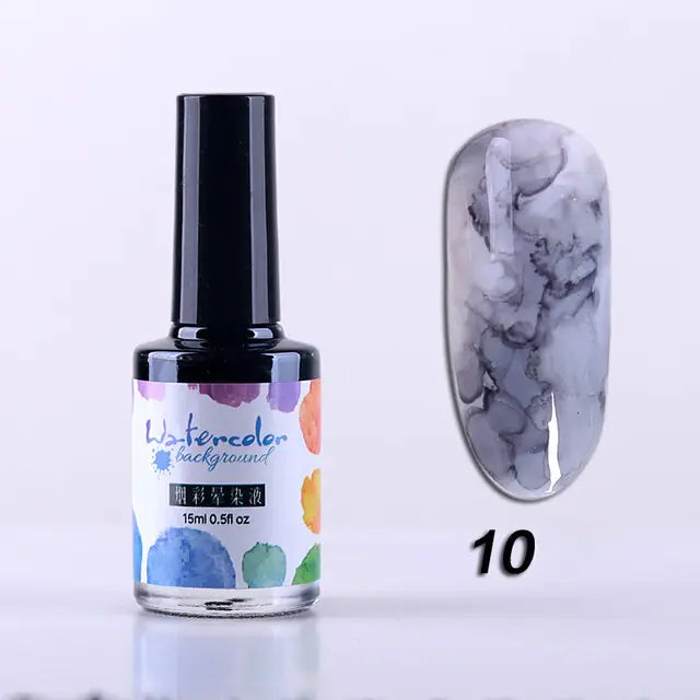 Watercolor Nail Ink