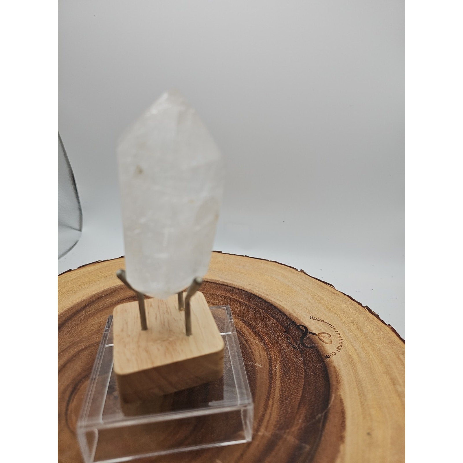 Quartz Crystal Point .49lb With Stand