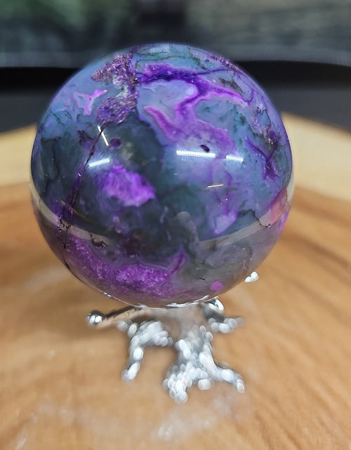 Load image into Gallery viewer, Moss agate sphere
