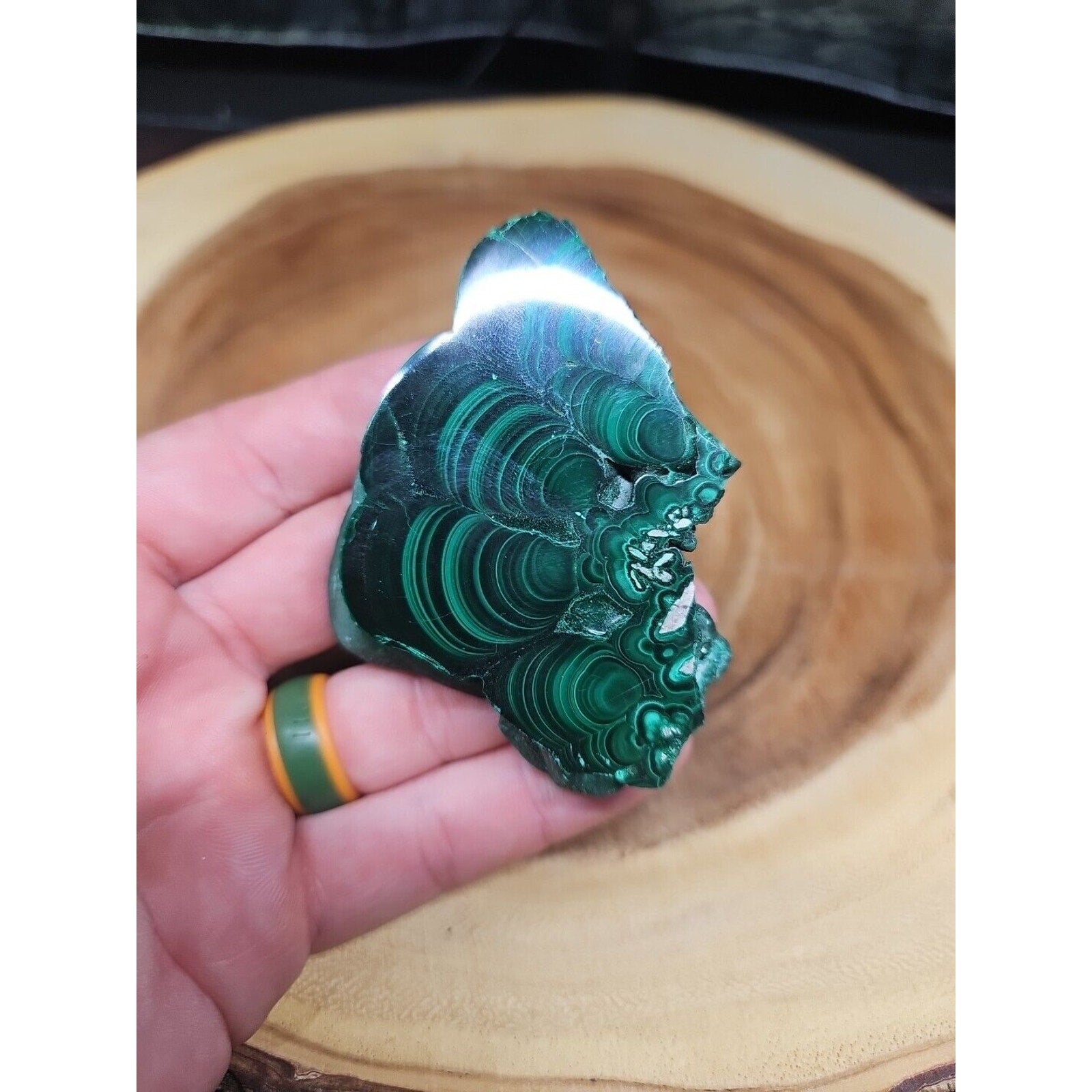 malachite Slice 4oz