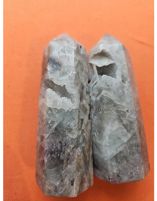 Load image into Gallery viewer, Fluorite Crystal Towers 1 Pair .56lb
