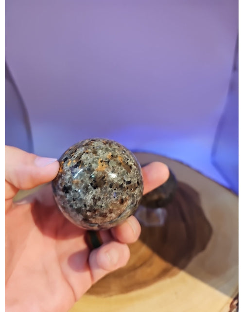 Load image into Gallery viewer, Yooperlite Stone Sphere 55mm 1 Each
