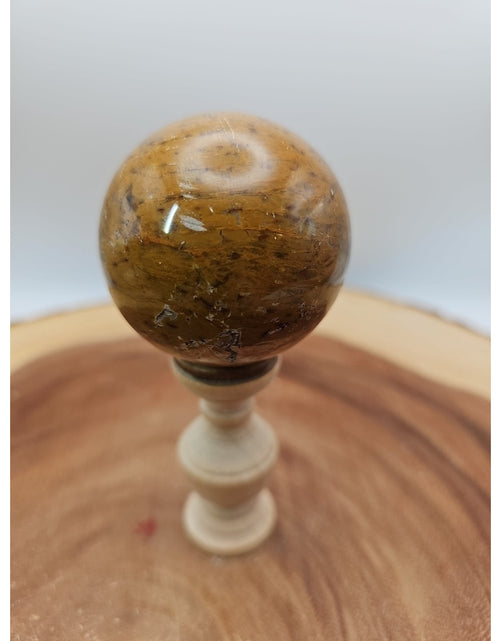Load image into Gallery viewer, Ocean Jasper Sphere W/Stand 187g
