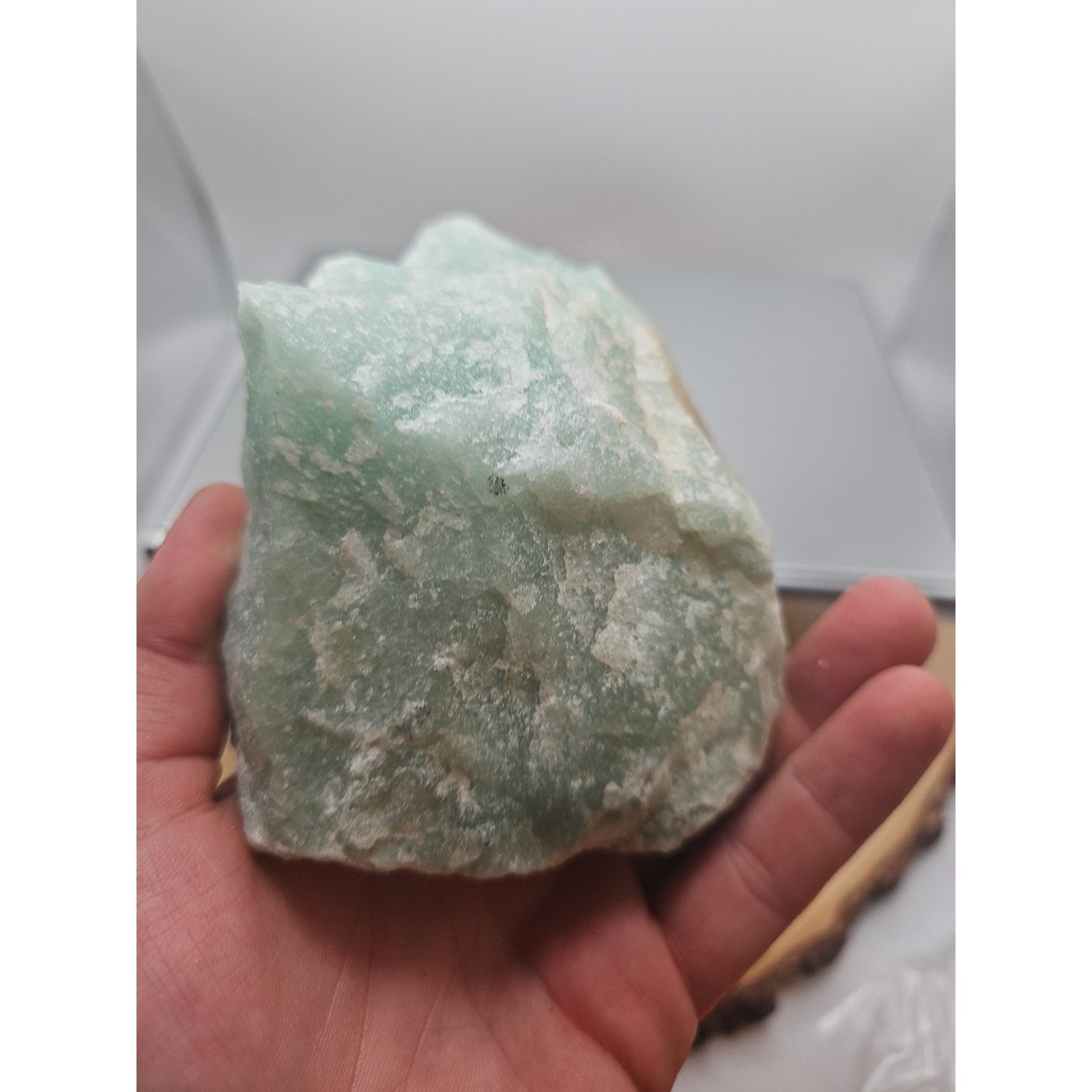 Green Aventurine rough chunk Brazil 2.61lb
