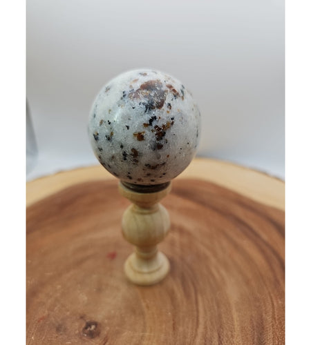 Ocean Jasper Sphere W/Stand 204g