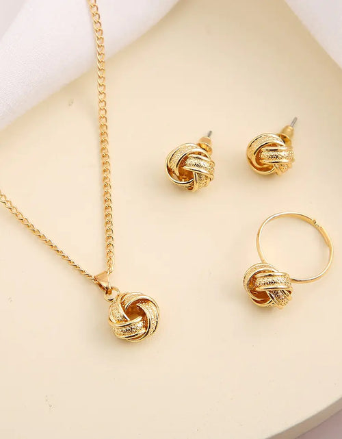 Load image into Gallery viewer, Lucky Knot Jewelry Set
