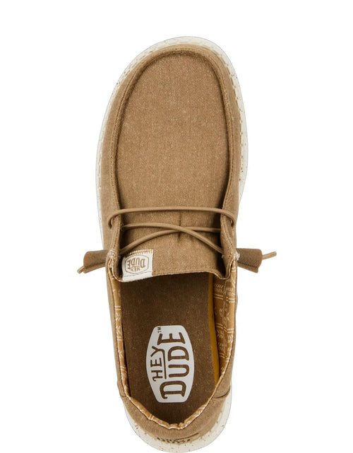 Load image into Gallery viewer, Hey Dude Women&#39;s Wendy Canvas | Women&#39;s Shoes | Women&#39;s Slip On Loafers | Comfortable &amp; Light-Weight 10 Taupe
