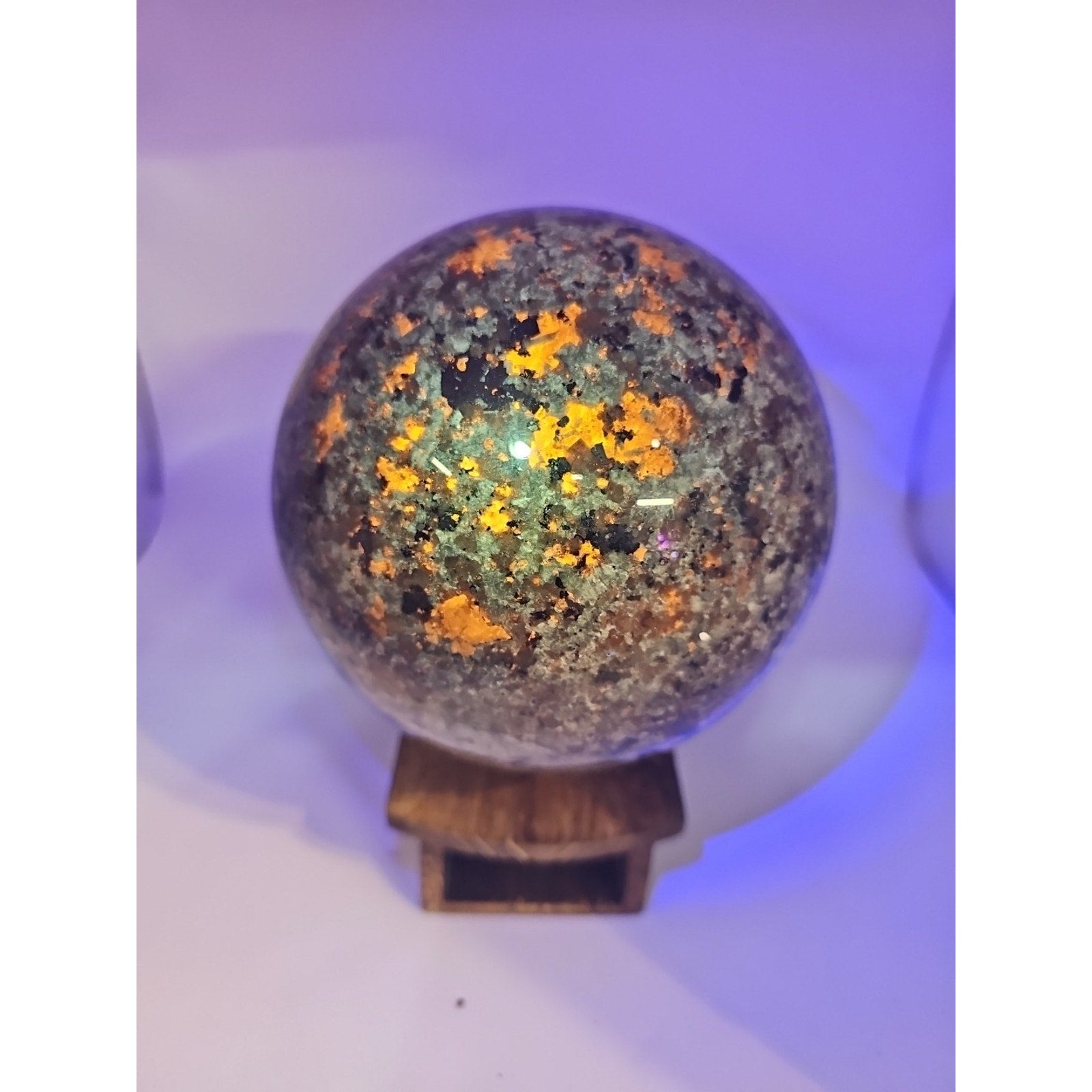 6.71LB Natural Volcano Quartz Sphere Crystal Ball Healing