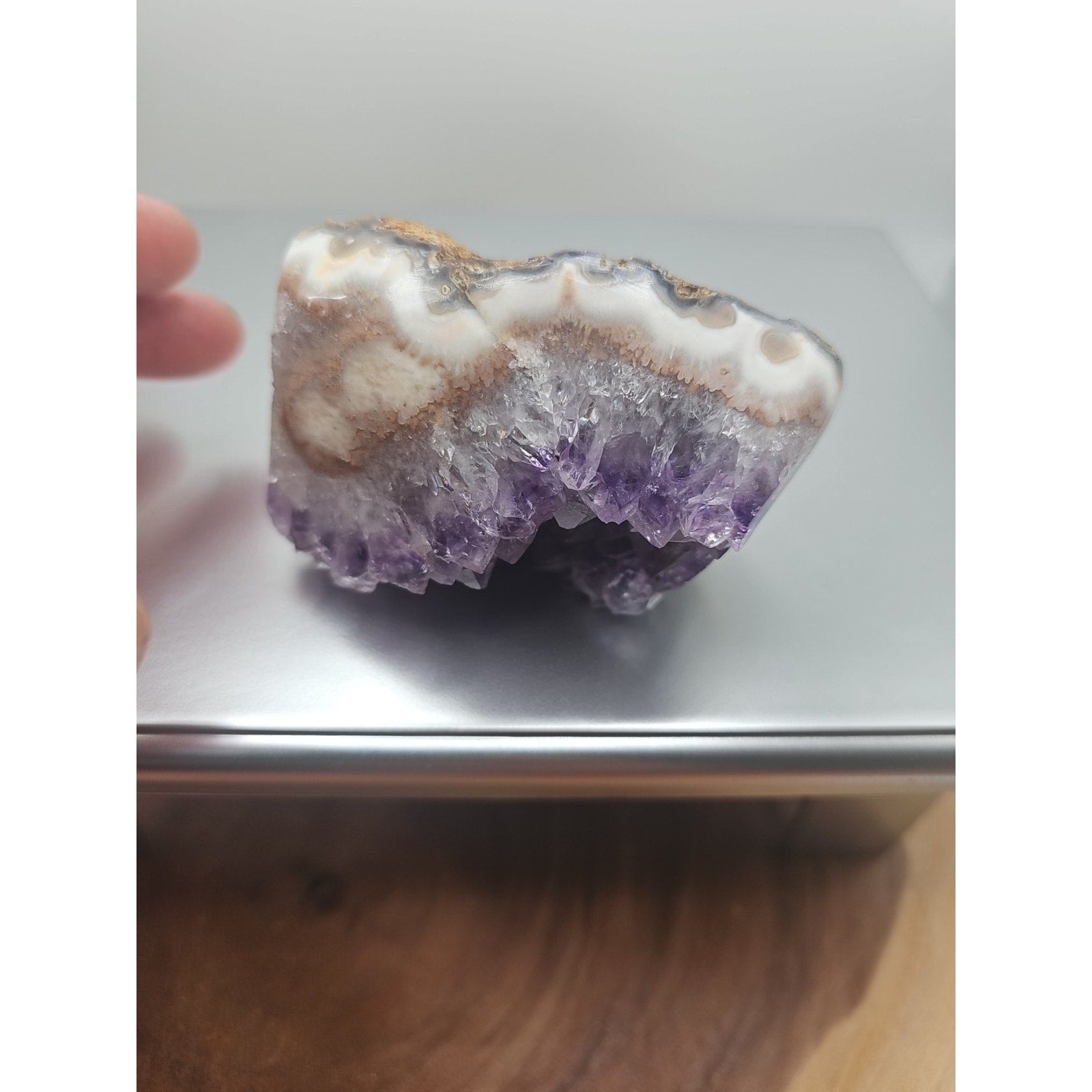 Amethyst Geode Cluster. .66lb