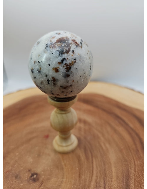 Load image into Gallery viewer, Ocean Jasper Sphere W/Stand 204g
